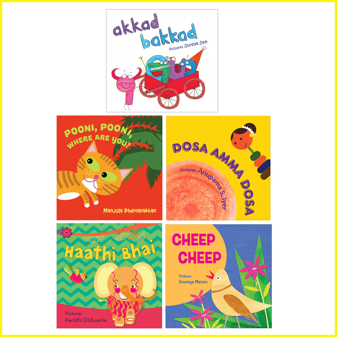 Baby Board Books Pack of 5 - Tulika Books